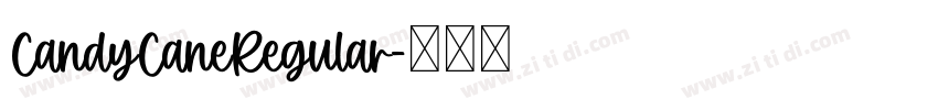 CandyCaneRegular字体转换