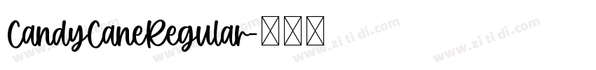 CandyCaneRegular字体转换