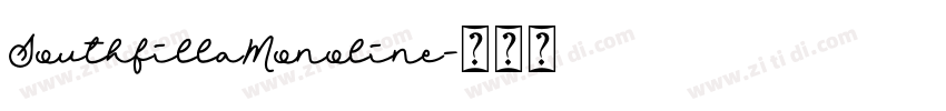 SouthfillaMonoline字体转换 SouthfillaMonoline字体转换