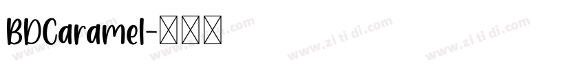 BDCaramel字体转换