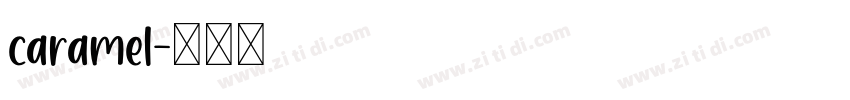 caramel字体转换