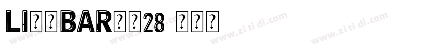 Li般若bar从的28字体转换