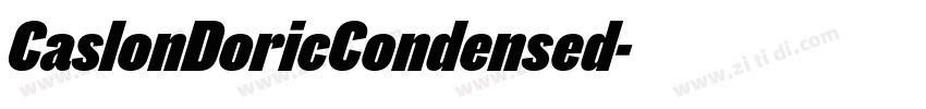 CaslonDoricCondensed字体转换 CaslonDoricCondensed字体转换