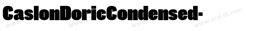 CaslonDoricCondensed字体转换 CaslonDoricCondensed字体转换