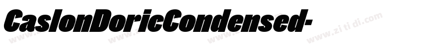 CaslonDoricCondensed字体转换 CaslonDoricCondensed字体转换