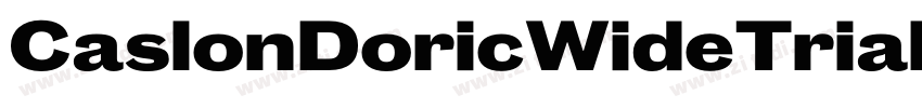 CaslonDoricWideTrial字体转换 CaslonDoricWideTrial字体转换