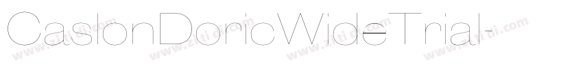 CaslonDoricWideTrial字体转换 CaslonDoricWideTrial字体转换