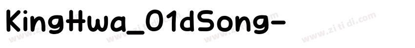 KingHwa_O1dSong字体转换
