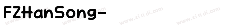 FZHanSong字体转换