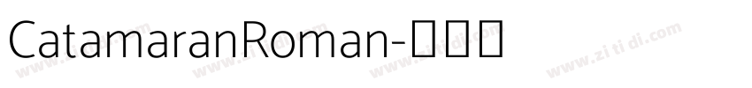 CatamaranRoman字体转换