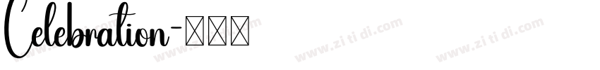 Celebration字体转换