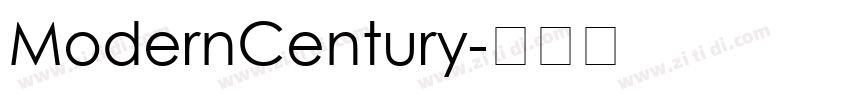 ModernCentury字体转换