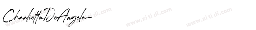 CharliettaDeAngela字体转换
