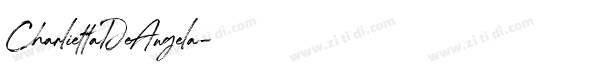 CharliettaDeAngela字体转换