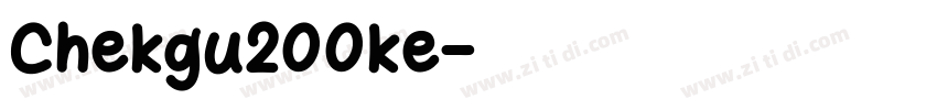 Chekgu200ke字体转换