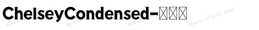 ChelseyCondensed字体转换