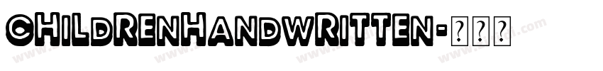 ChildrenHandwritten字体转换