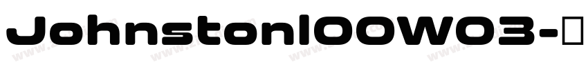 Johnstonl00W03字体转换