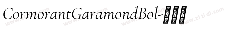 CormorantGaramondBol字体转换 CormorantGaramondBol字体转换