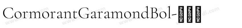 CormorantGaramondBol字体转换 CormorantGaramondBol字体转换