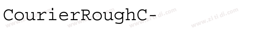 CourierRoughC字体转换