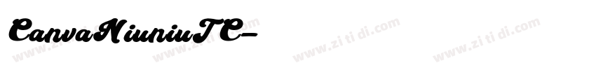 CanvaNiuniuTC字体转换