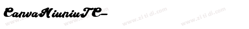 CanvaNiuniuTC字体转换