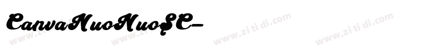 CanvaNuoNuoSC字体转换