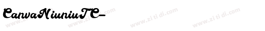 CanvaNiuniuTC字体转换