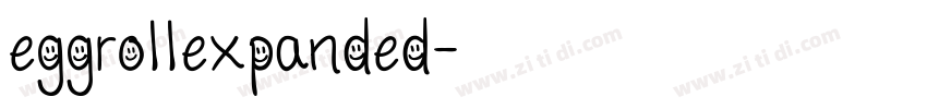eggrollexpanded字体转换
