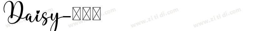 Daisy字体转换