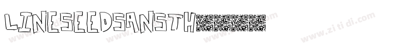 lineseedsansth字体转换