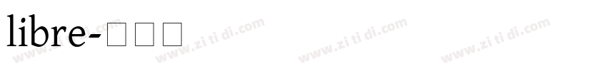 libre字体转换