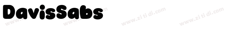 DavisSabs字体转换