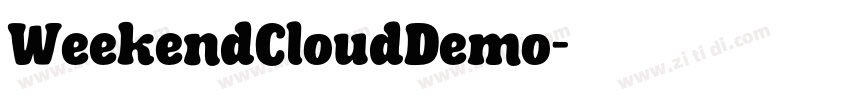 WeekendCloudDemo字体转换