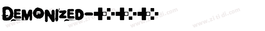 Demonized字体转换