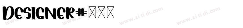 Designer字体转换