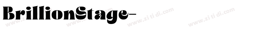 BrillionStage字体转换