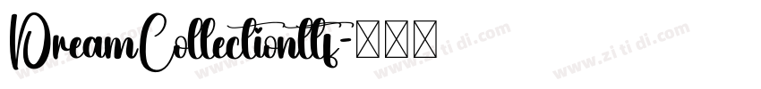 DreamCollectionttf字体转换
