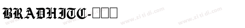 BRADHITC字体转换