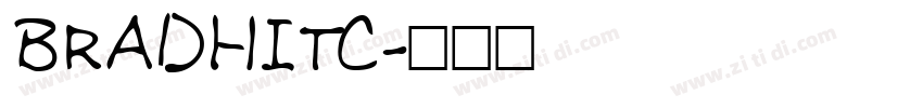 BRADHITC字体转换