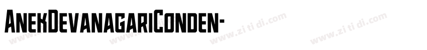 AnekDevanagariConden字体转换