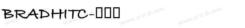 BRADHITC字体转换