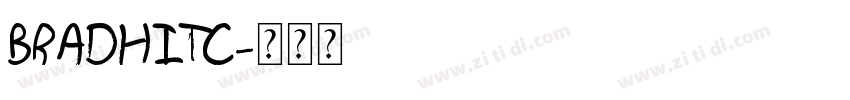BRADHITC字体转换