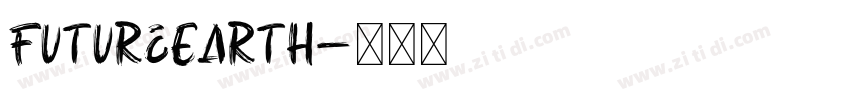 FutureEarth字体转换