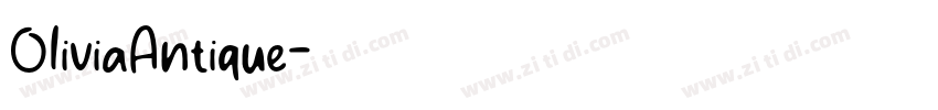 OliviaAntique字体转换