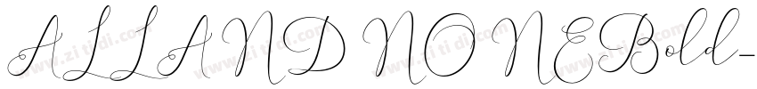 ALLANDNONEBold字体转换