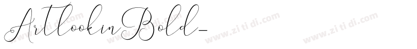 ArtlookinBold字体转换