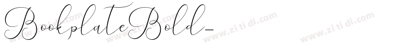 BookplateBold字体转换