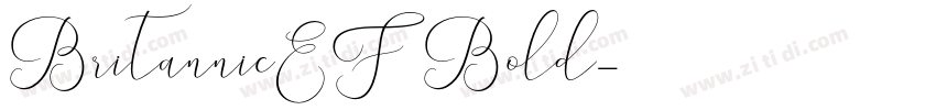 BritannicEFBold字体转换
